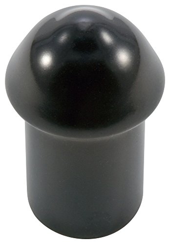Flanşlı Plastik Kapaklı Kapaklar. VCF-250-8, Vinil, Kapak Kimliği 0,250 Uzunluk 0,500, Siyah (200'lü Paket)