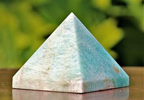 Cilalı Doğal it Kristal Schrol Şifa Metafizik Taş Oyma Mısır Piramit Büyük (70mm) meditasyon Kutsal Feng Shui Aura