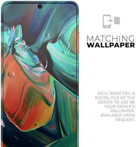 Tasarım Skinz Bulanık Soyut Akış V47 Koruyucu Vinil Çıkartması Wrap Cilt Kapak ile Uyumlu Samsung Galaxy S20 (Ekran