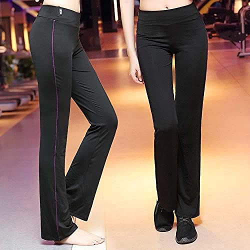 Bootcut Yoga Pantolon Kadınlar için Yüksek Bel Bootleg egzersiz pantolonları Karın Kontrol Flare Tayt Yüksek Bel egzersiz
