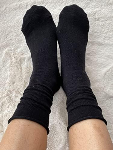 Doıtall kadın çorapları Ince Pamuklu Çorap Kadınlar ıçin Sevimli Sonbahar Slouch Buzağı Ekip Çorap Siyah Çorap Boyutu