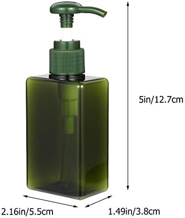 Cabilock 4 adet 150ml boş sabunluk Basın Pompası ile Doldurulabilir Kozmetik Makyaj Sıvı El Sabunu Losyon Şampuan