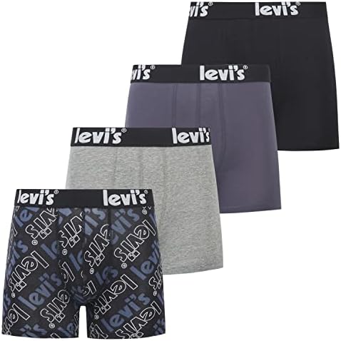 Levi'nin Erkek Boxer Külot Nefes Streç İç Çamaşırı 4 Paket
