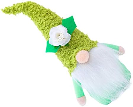 VALİCLUD Gnome Heykelcik Karikatür Çiçek Desen Huggable Cüce Elf Yastık Oyuncak Sivri Şapka İskandinav Bebek Masası
