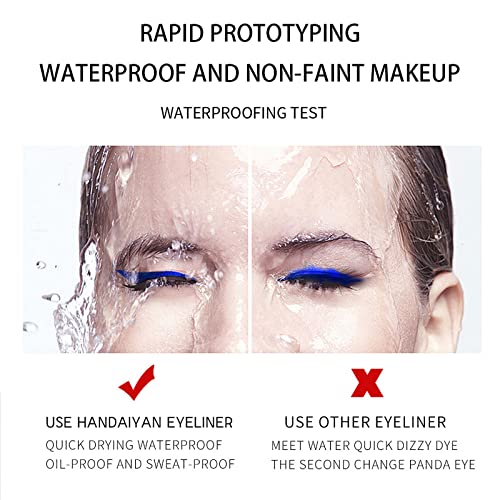 Xıahıum Eyeliner Sıvı Astar Renkli Su Geçirmez Yüksek Pigmentli Mat Finish Göz Kalemi Moda Göz Makyaj Kadınlar ve