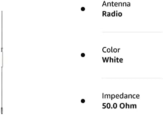 Hustler HQ27 55 inç Çelik Güç Paketleyici CB Radyo Anteni (Beyaz)
