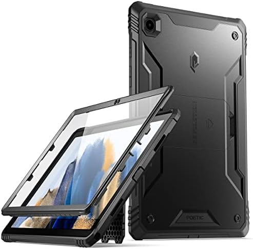 Şiirsel Devrim Samsung Kılıfı Galaxy Tab A8 10,5 inç (2022), Kickstand ve Dahili Ekran Koruyuculu Tam Vücut Sağlam