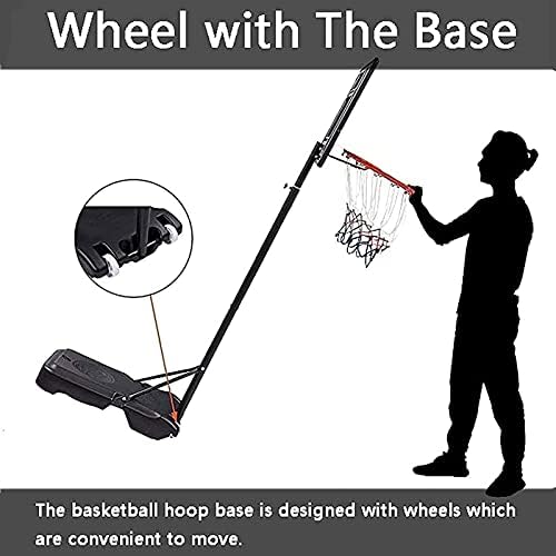 1.55-2.1 m Ayarlanabilir basketbol Standı Taşınabilir basketbol potası Açık Bağlantısız basketbol Standı Çocuklar