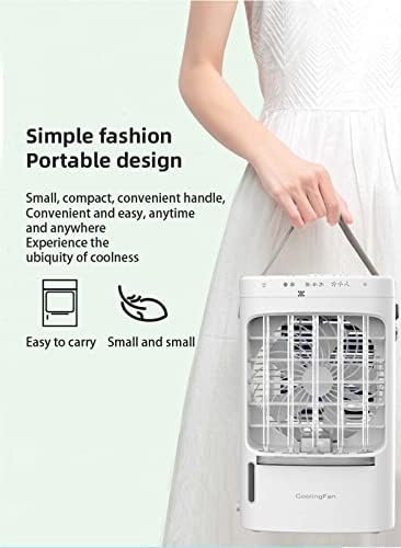 Taşınabilir Klima, 2023 Yeni Su Soğutma Fanı USB Masaüstü Sprey Serin Klima Fanı Nemlendirici Hava Soğutucu, Yatak