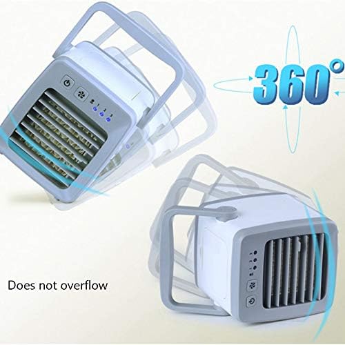 ZPEE Mini Evaporatif Soğutucular Kolu, USB Arayüzü Nemlendirici Hava Soğutucu, Masaüstü Kişisel Uzay Klima Fanı, Taşınabilir