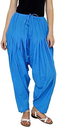 Way2like Pamuk Patiala Şalvar Punjabi Patiyala Pantolon Ücretsiz Boyutu Yoga Pantolon Kadınlar için