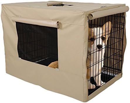 X-ZONE PET Kapalı / Açık Köpek Sandık Kapağı, Polyester Sandık Kapağı veya Tel Köpek Kasaları için Dayanıklı Rüzgar